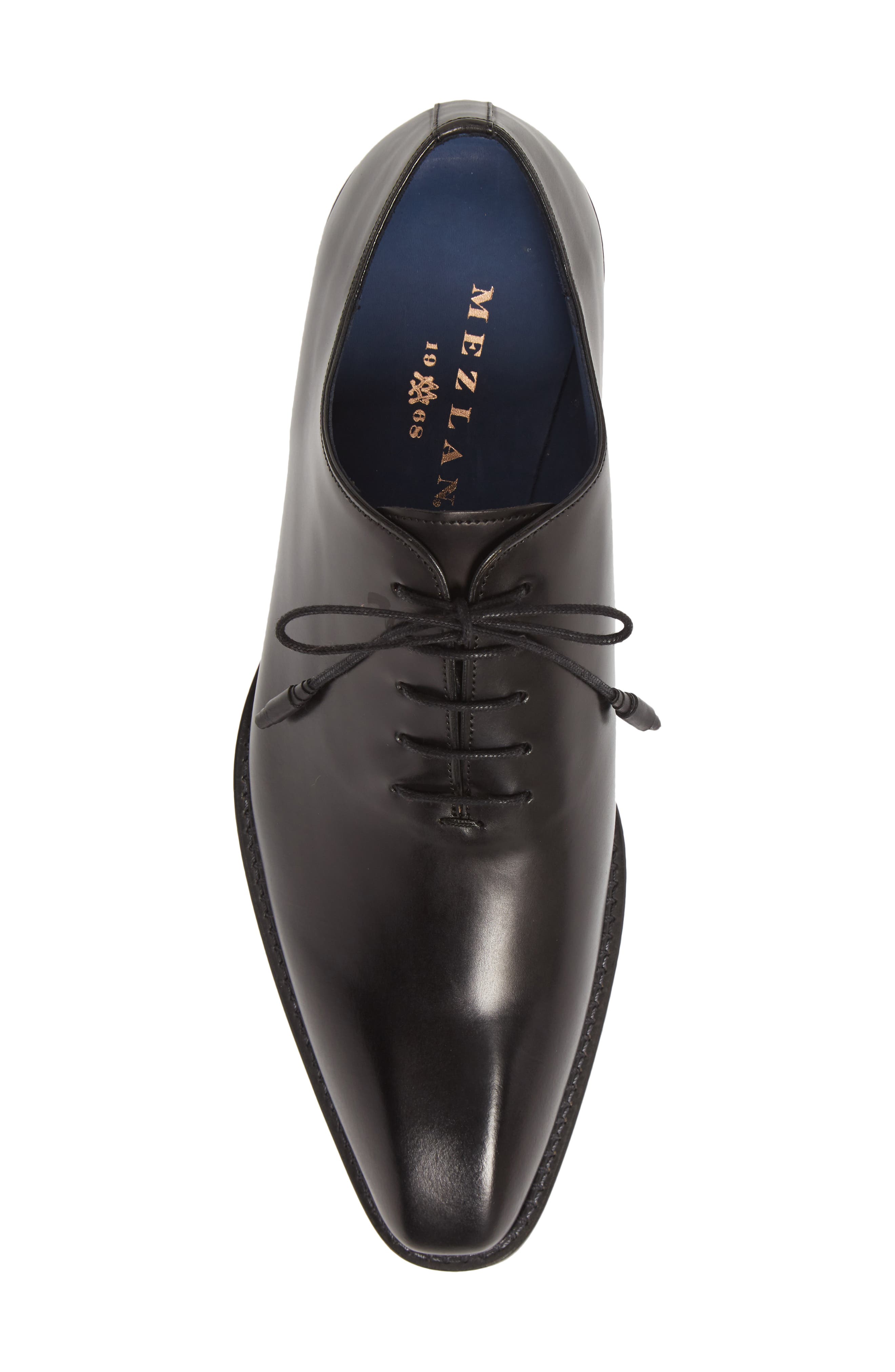 Enterprise Wholecut Oxford, Alternate, color, BLACK LEATHER