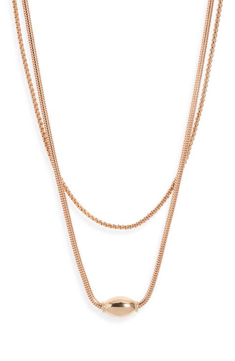 Orb Layered Chain Necklace