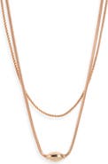 Open Edit Orb Layered Chain Necklace