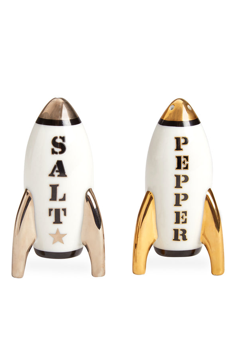Apollo Salt and Pepper Set, Main, color, Black / Gold / Silver