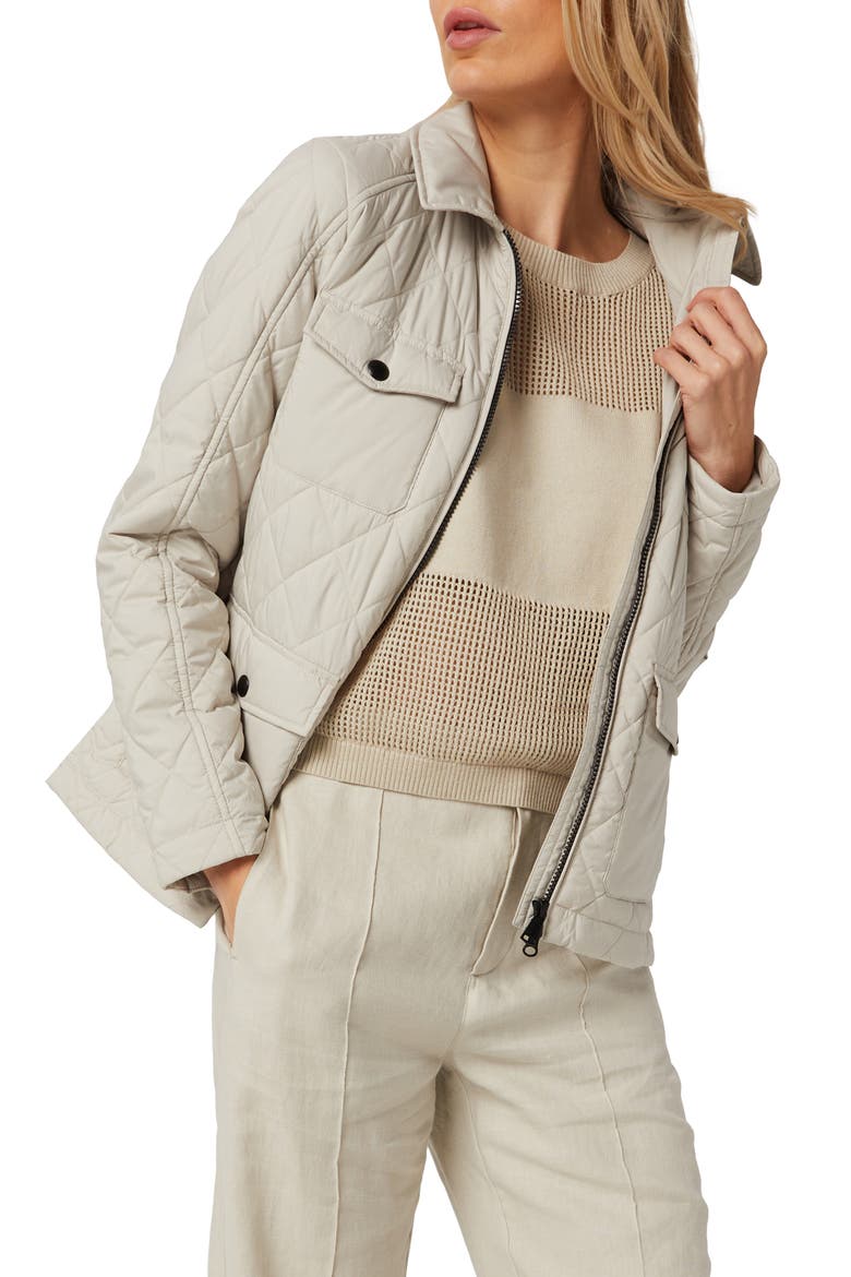 Water Repellent Quilted Field Jacket, Alternate, color, PUMICE