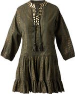 Miraclesuit® Metallic Jacquard Cover-Up Dress