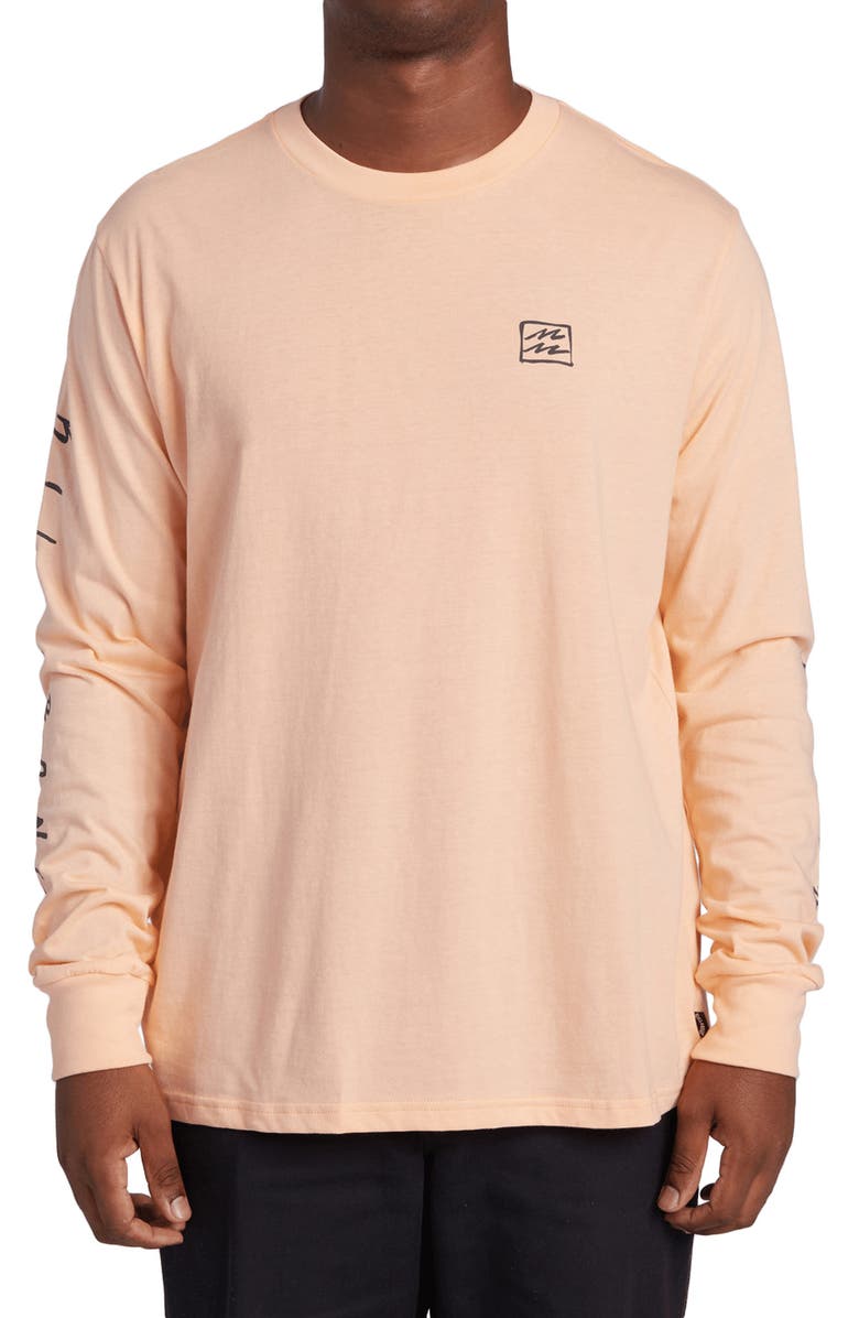 Billabong Men's Unite Long Sleeve Logo Graphic Tee, Main, color, 