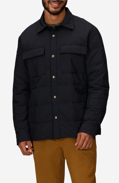Marmot Ares 700 Fill Power Down Shacket In Black