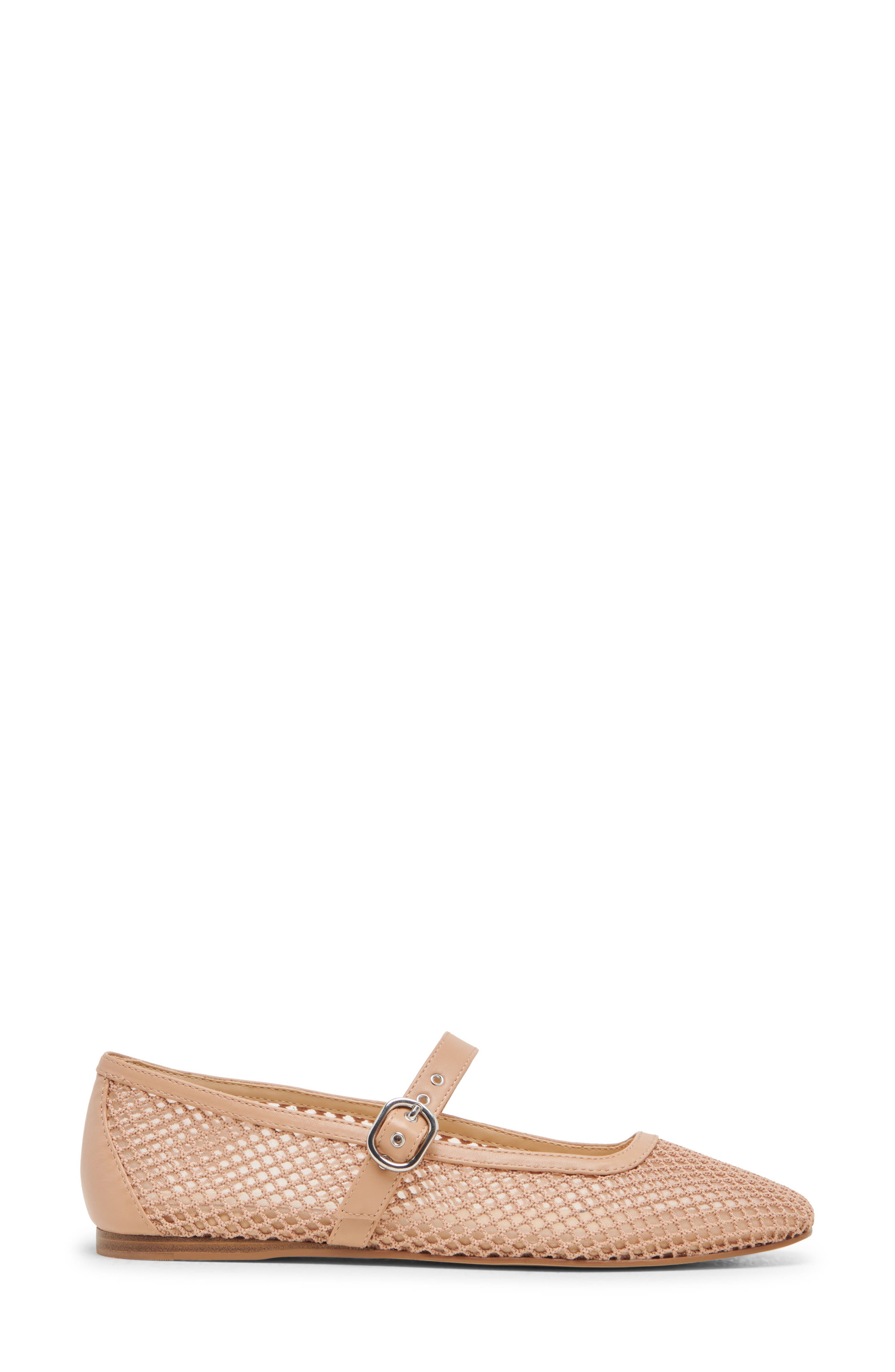 Dolce Vita Rodni Mary Jane Flat, Alternate, color, Light Tan Woven Mesh