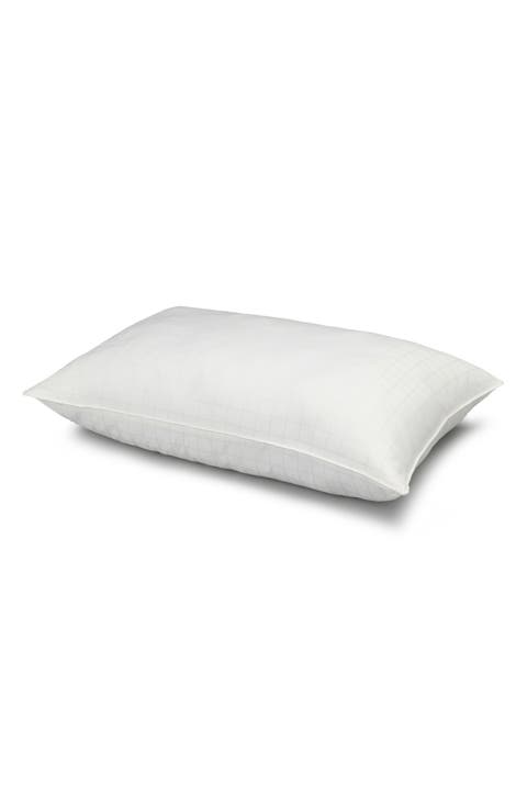 Overstuffed Gel Filled Dobby Windowpane Side/Back Sleeper Cotton Pillow