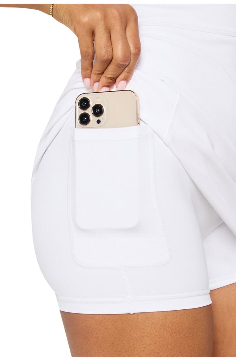 Fabletics Define Performance Dress Classic Mini, Alternate, color, Classic White