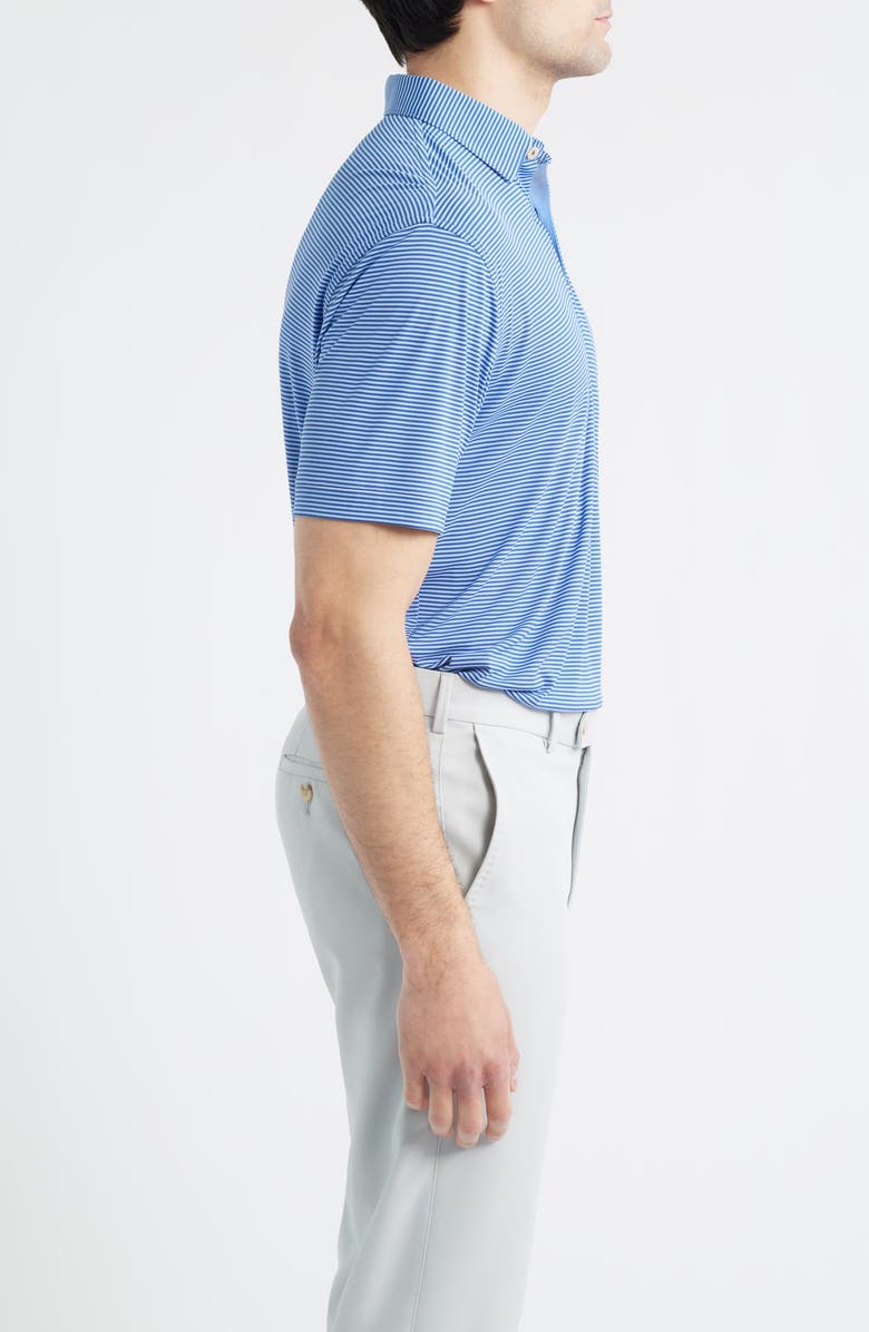 Peter Millar Market Stripe Featherweight Performance Polo, Alternate, color, Windsor Blue
