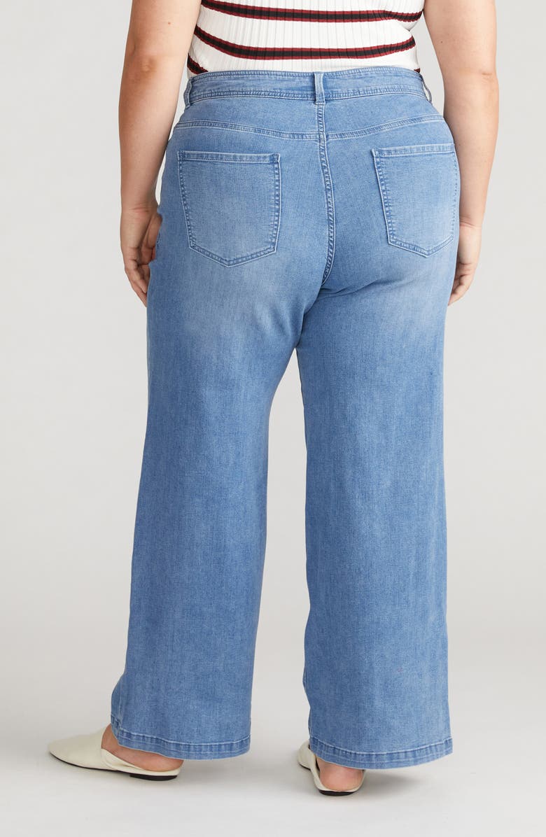 Universal Standard Taylor ComfortDenim Trouser Jeans, Alternate, color, Brazil Blue