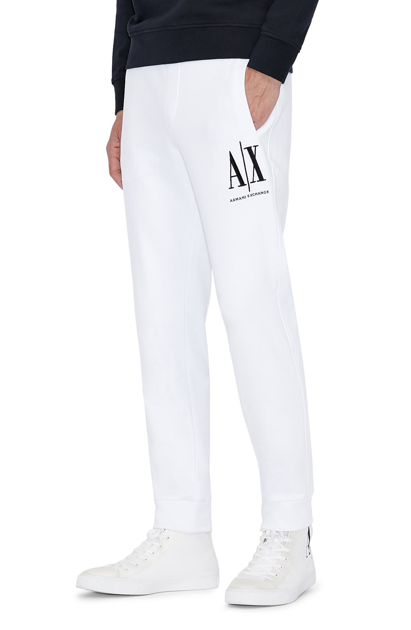 armani exchange jogger pants