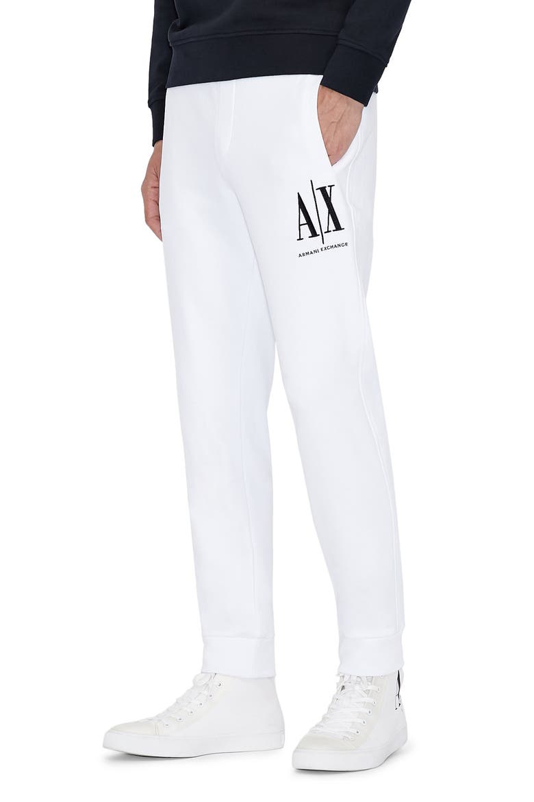 Icon Fleece Jogger Sweatpants, Main, color, WHITE