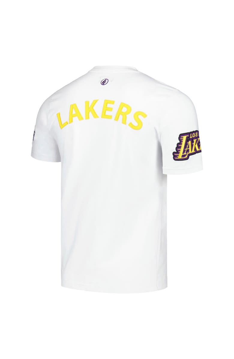 FISLL Unisex FISLL White Los Angeles Lakers Heritage Crest T-Shirt, Alternate, color, White