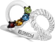EFFY Sterling SIlver Multi Gemstone Ring