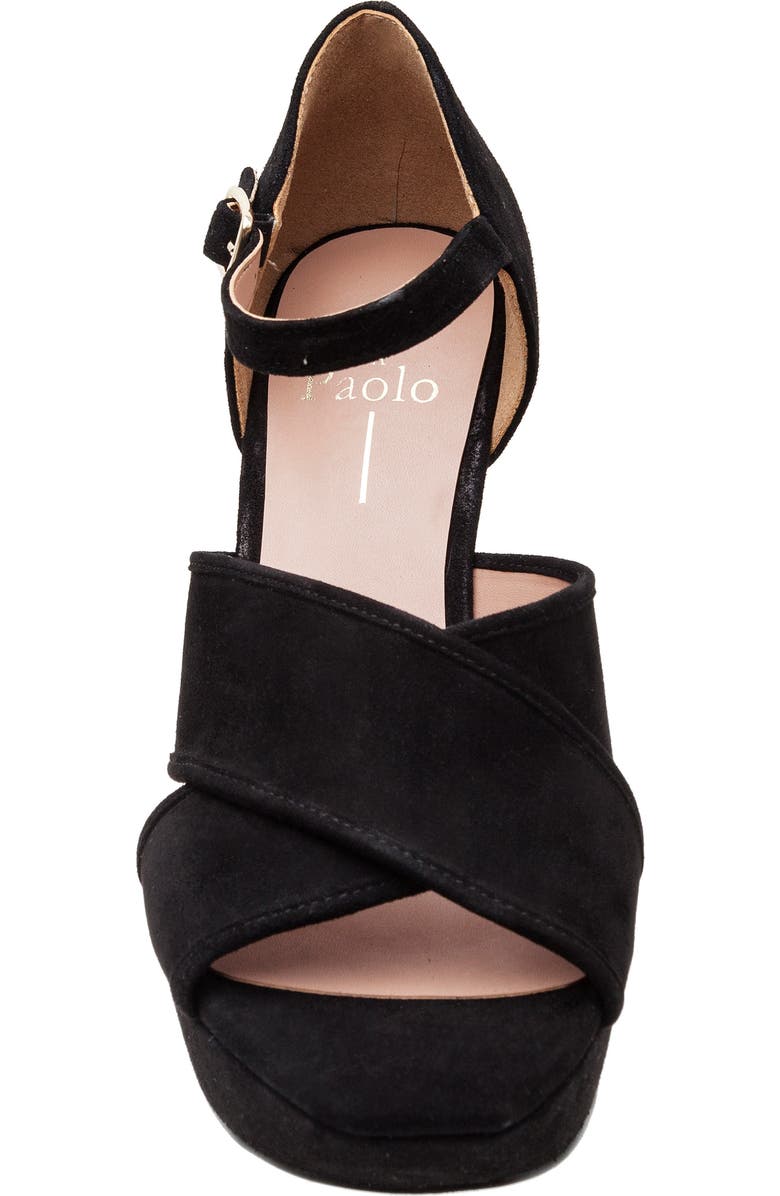 Linea Paolo Imogene Platform Sandal, Alternate, color, Black
