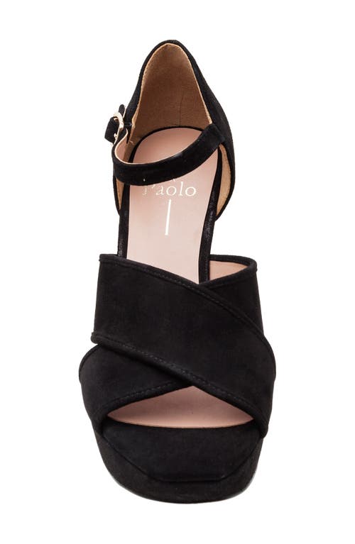 Linea Paolo Imogene Platform Sandal In Black