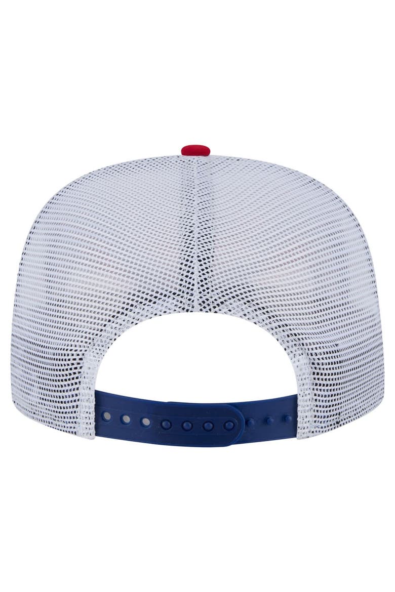Men's New Era Texas Rangers Tie-Dye Golfer Trucker Adjustable Hat, Alternate, color, Dark Blue