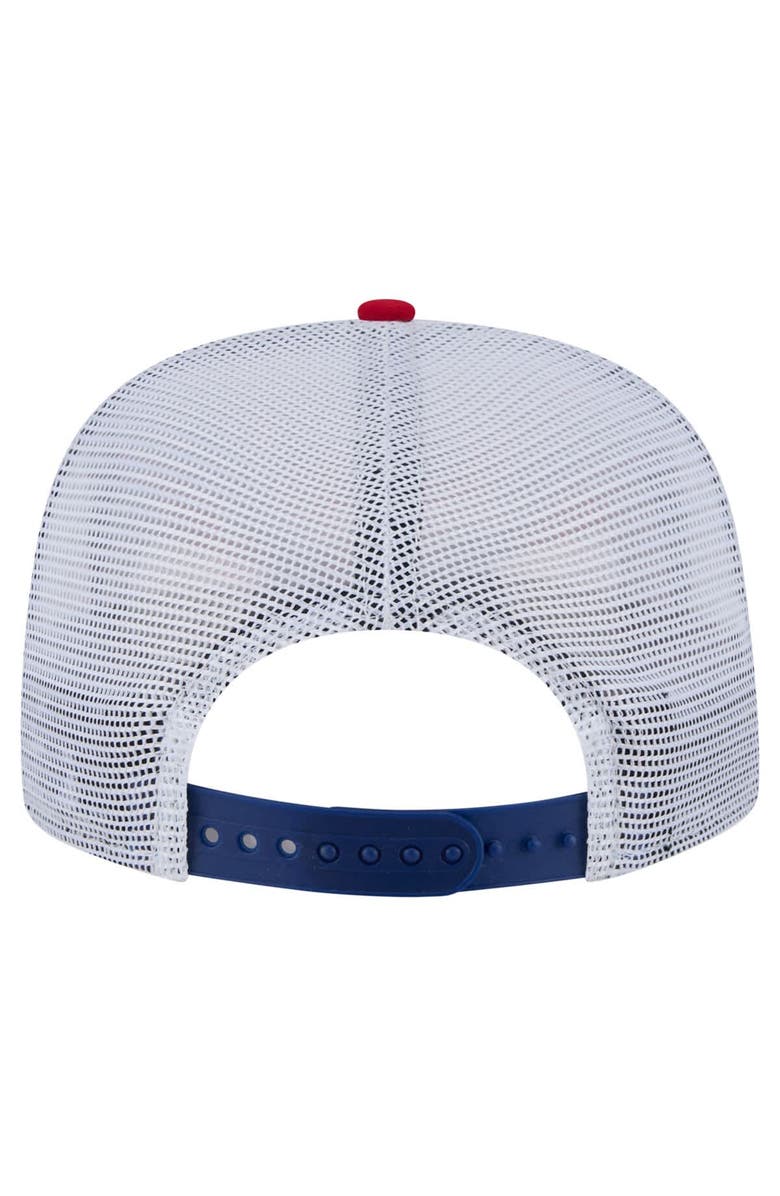 New Era Men's New Era Texas Rangers Tie-Dye Golfer Trucker Adjustable Hat, Alternate, color, Dark Blue