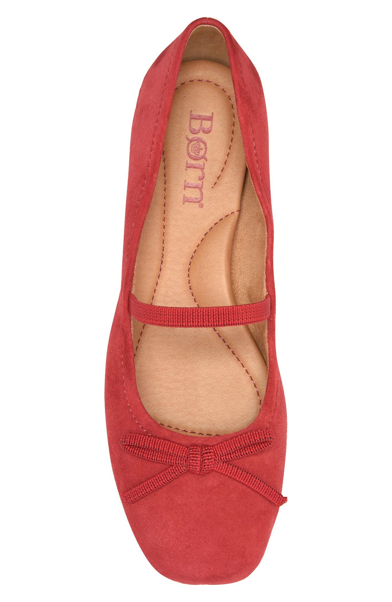 Bley Mary Jane Flat, Alternate, color, RED SUEDE