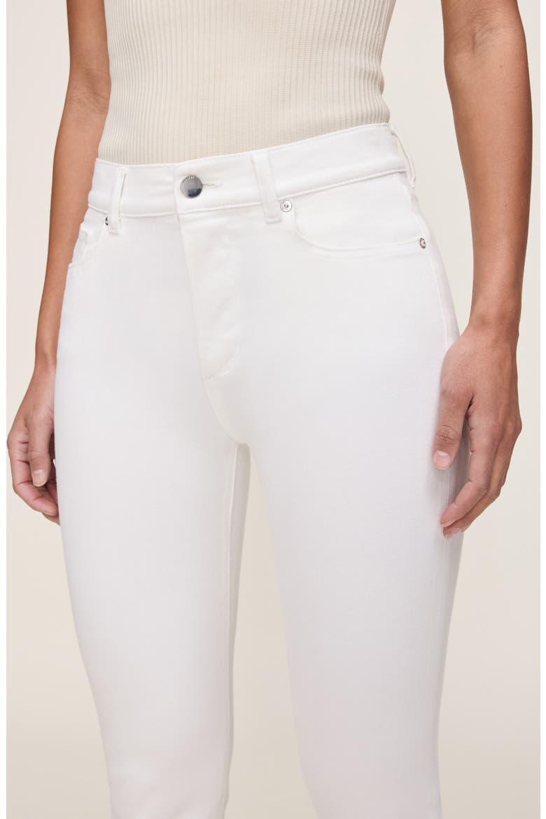 Mara Straight Instasculpt™ Mid Rise Jeans, Alternate, color, WHITE