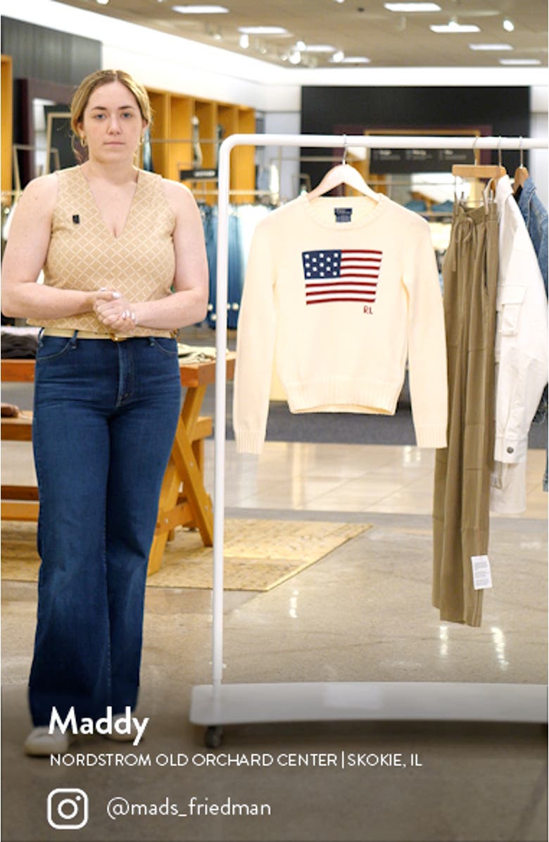 Flag Crewneck Sweater, sales video thumbnail