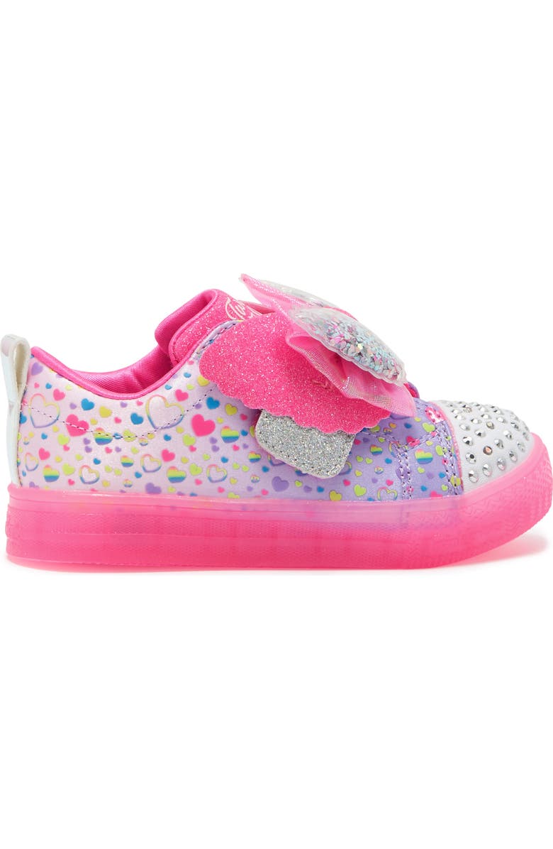 SKECHERS Kids' Twinkle Toes Shuffle Brights Light-Up Sneaker, Alternate, color,