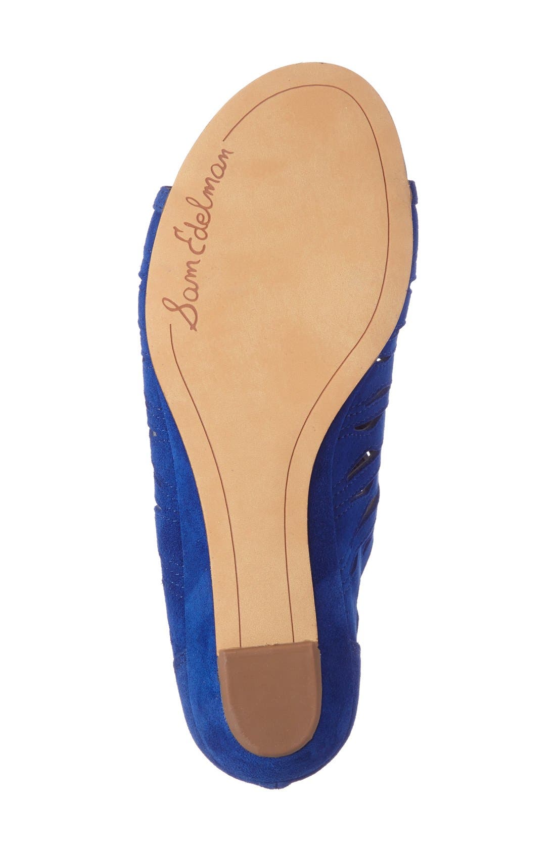 Daleece Lace-Up Sandal, Alternate, color, NAUTICAL BLUE SUEDE