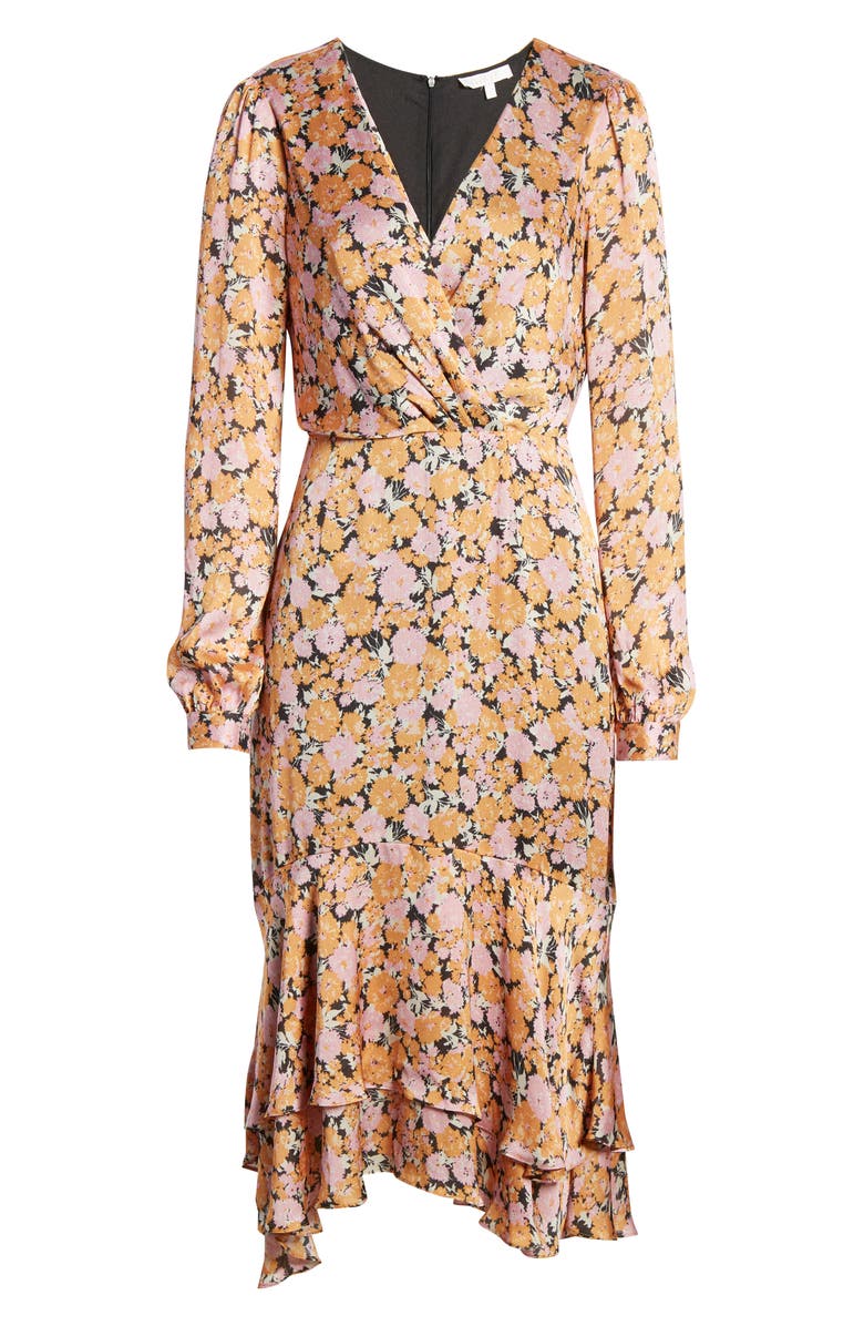 WAYF Celeste Ruffle Midi Dress, Alternate, color,