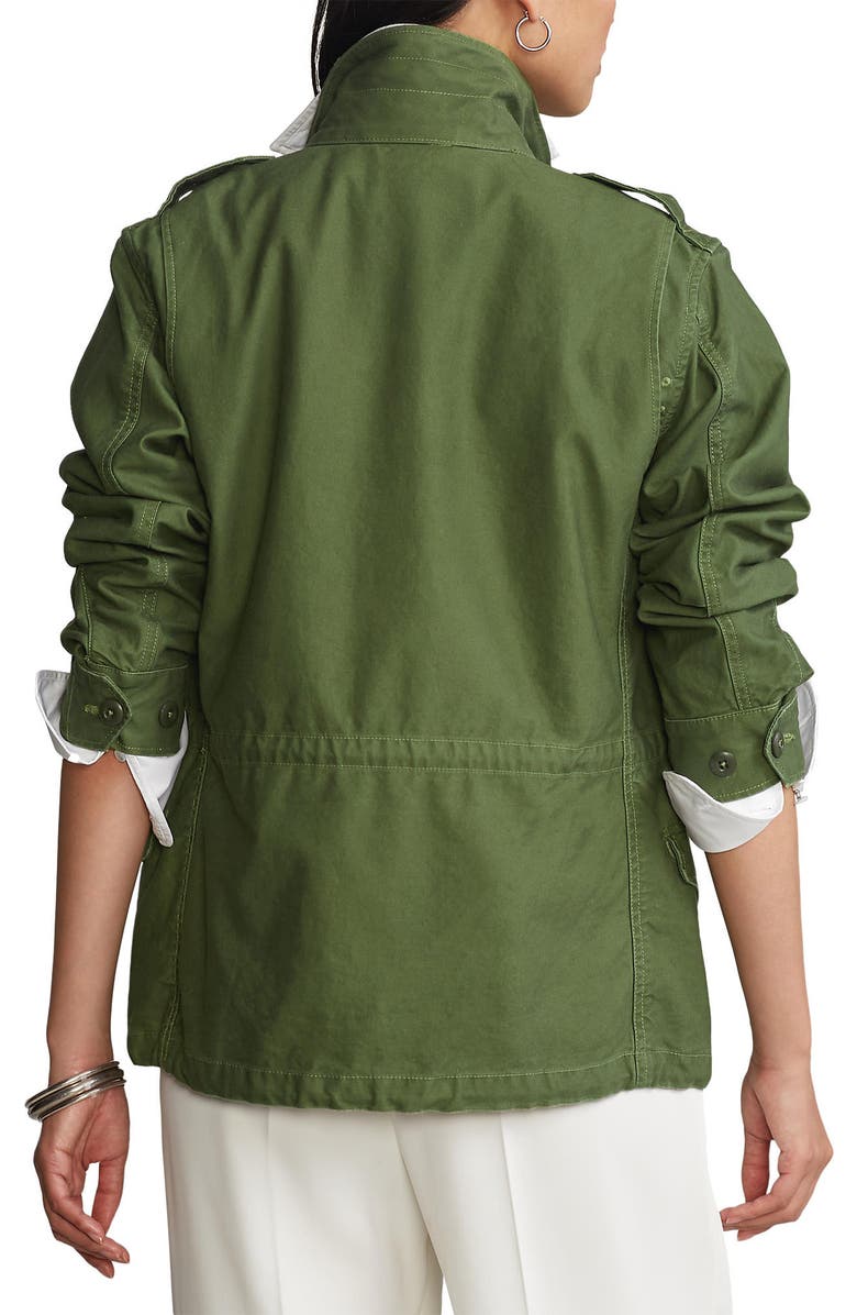 Polo Ralph Lauren Cotton Twill Military Jacket, Alternate, color,