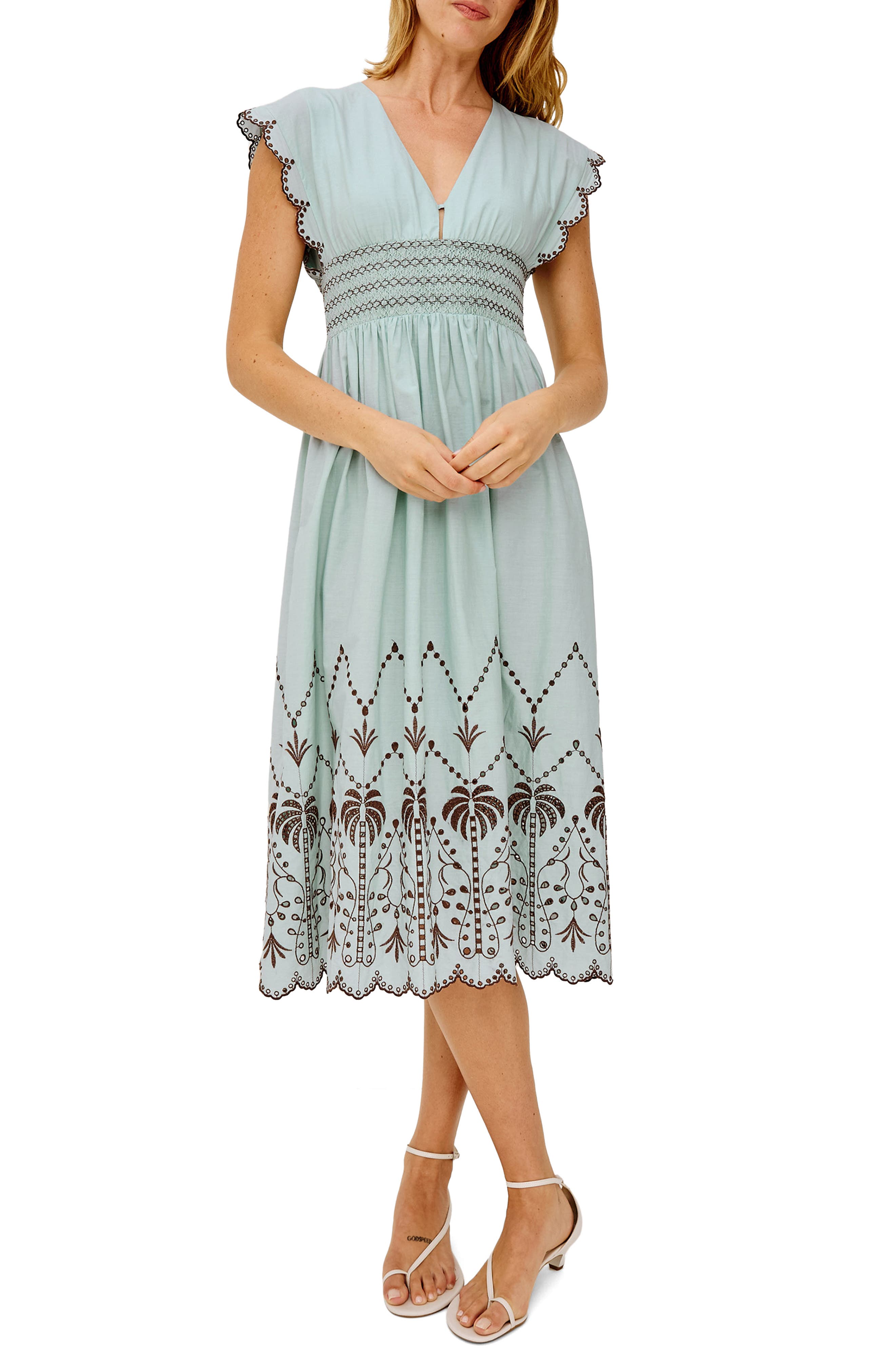 selected OCEAN PALMS EMBROIDERY