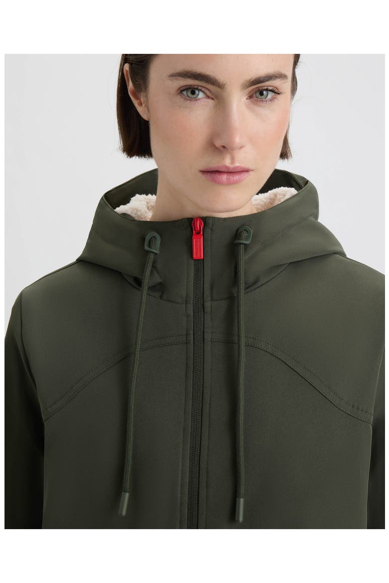 Blake Water Repellent Rain Jacket, Alternate, color, HUNTER GREEN