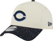 New Era Men's New Era  Cream Cincinnati Reds Speckle A-Frame 9FORTY Adjustable Hat