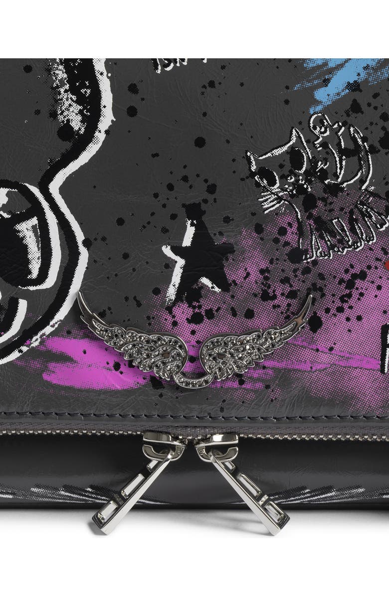 Zadig & Voltaire Rock Humberto Clutch, Alternate, color, Road