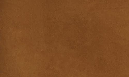 Khaite Jett Lambskin Suede Miniskirt In Brown