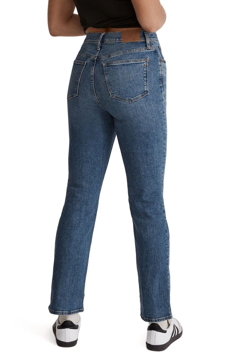 Madewell Cali High Waist Demi-Boot Jeans, Alternate, color,