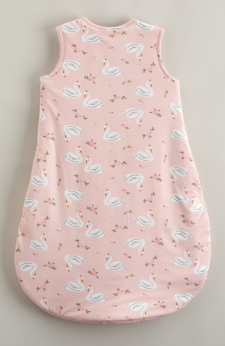 Nordstrom Cozy Wearable Blanket, Alternate, color, Pink Lotus Swan Bouquet