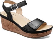 Samuel Hubbard Portola Two-Strap Wedge Sandal