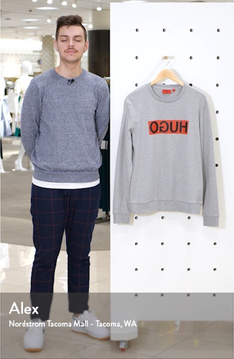 Dicago Regular Fit Crewneck Sweatshirt, sales video thumbnail