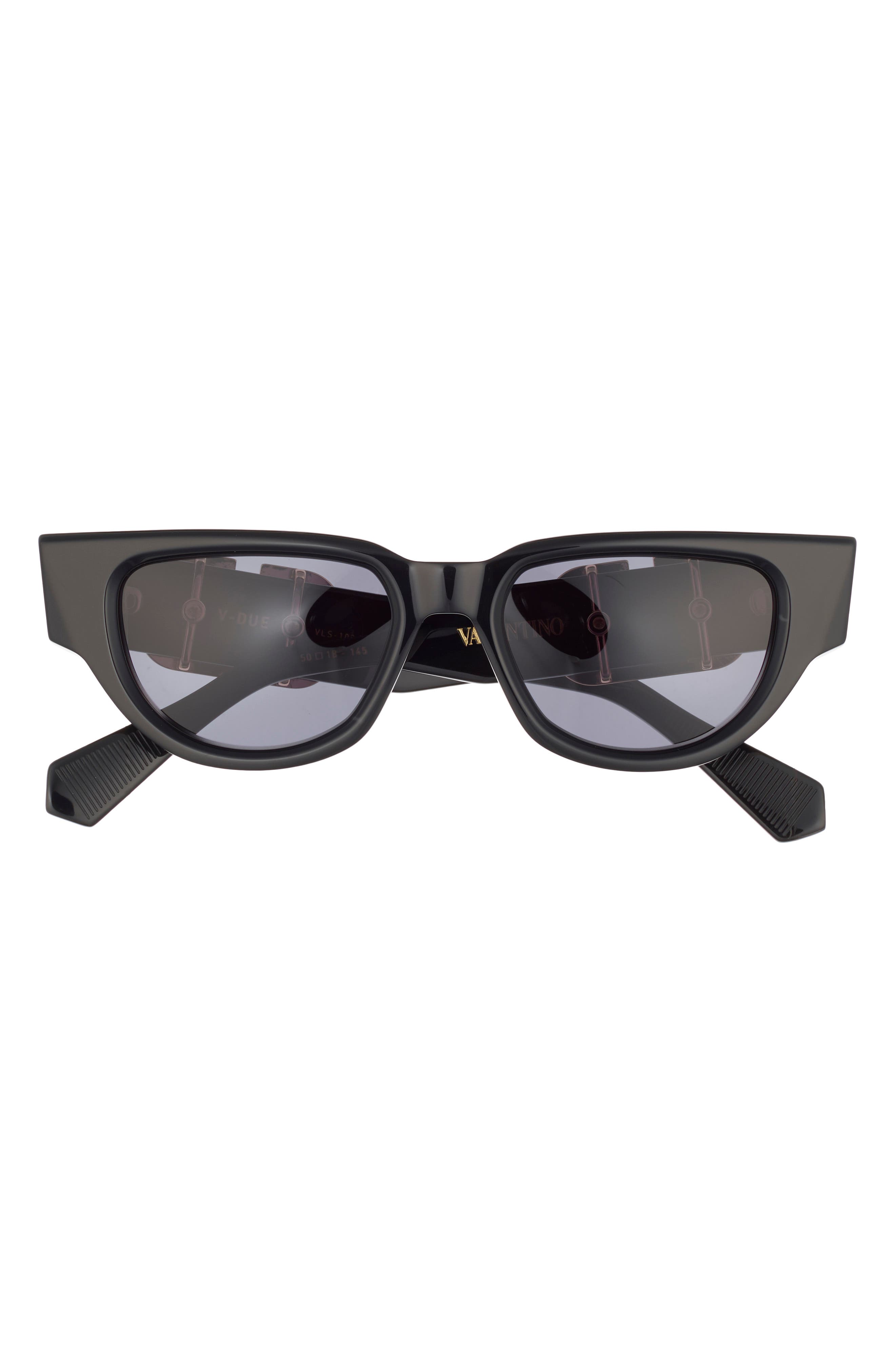 Valentino 51mm Gradient Polarized Cat Eye Sunglasses