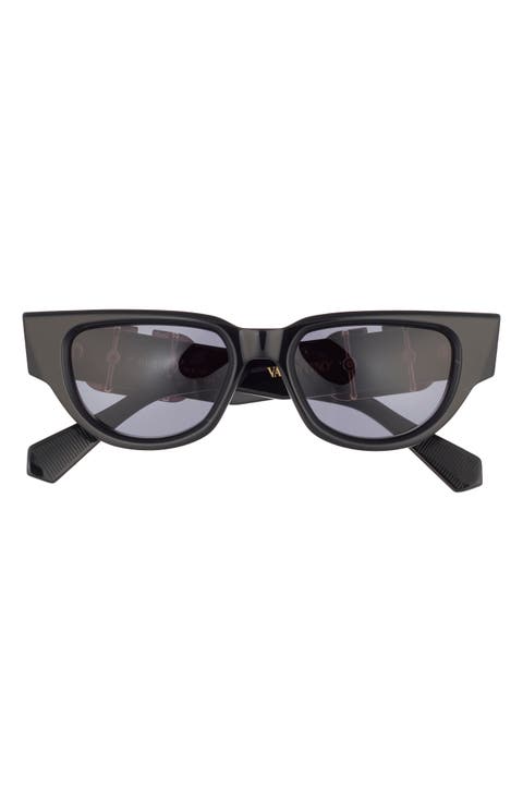 51mm Gradient Polarized Cat Eye Sunglasses