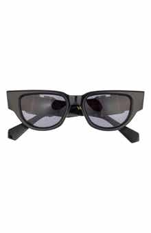 Valentino 51mm Gradient Polarized Cat Eye Sunglasses