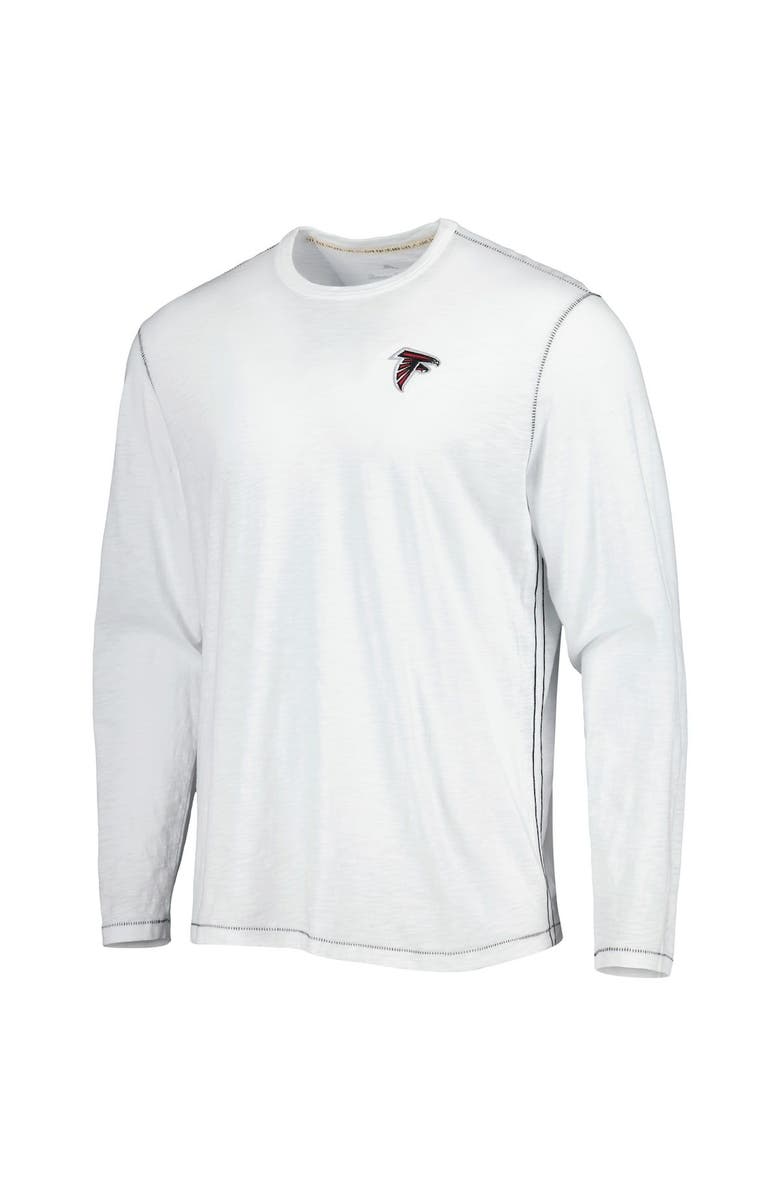 Tommy Bahama Men's Tommy Bahama White Atlanta Falcons Laces Out Billboard Long Sleeve T-Shirt, Alternate, color, White