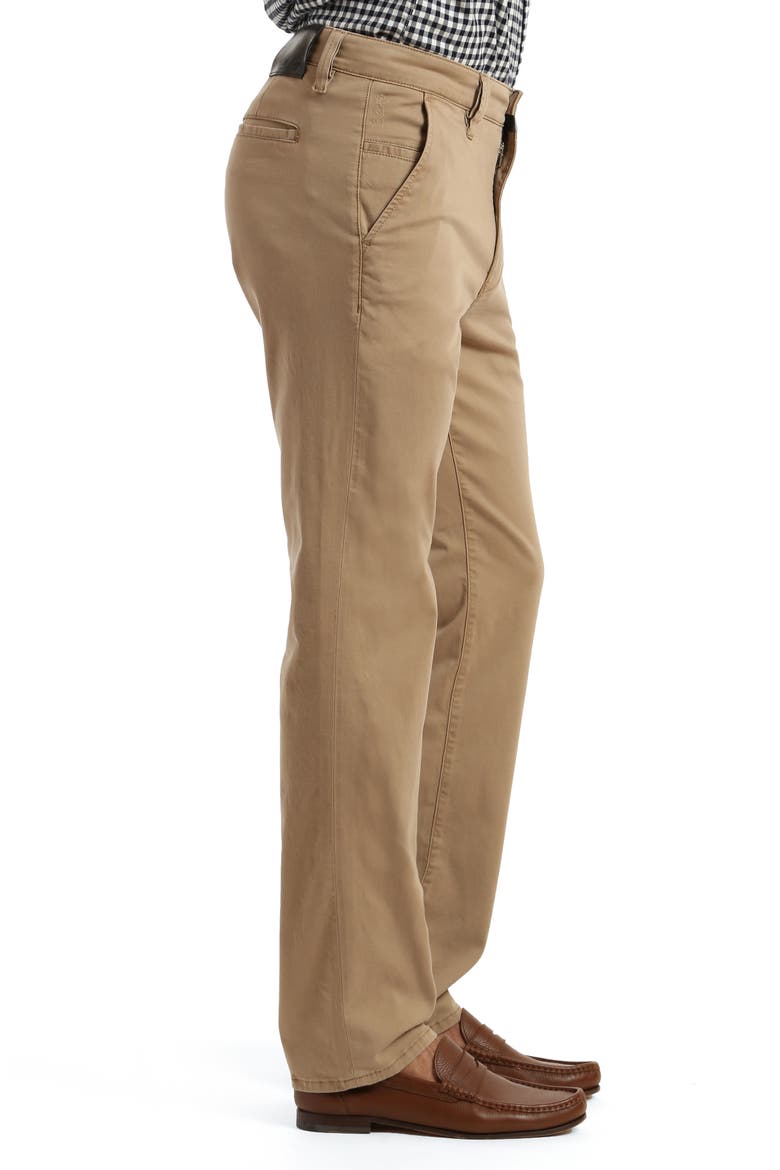 Charisma Relaxed Fit Straight Leg Flat Front Chinos, Alternate, color, KHAKI TWILL