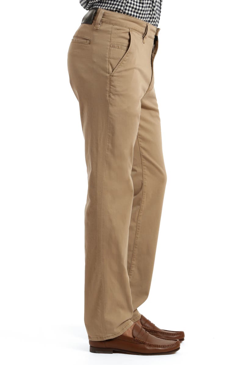 34 Heritage Charisma Relaxed Fit Straight Leg Flat Front Chinos, Alternate, color, Khaki Twill