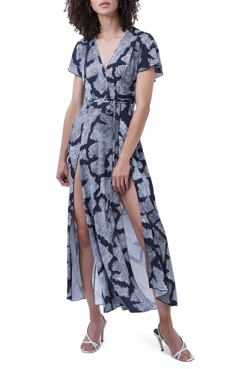 French Connection Remy Wrap Dress, Main, color, 