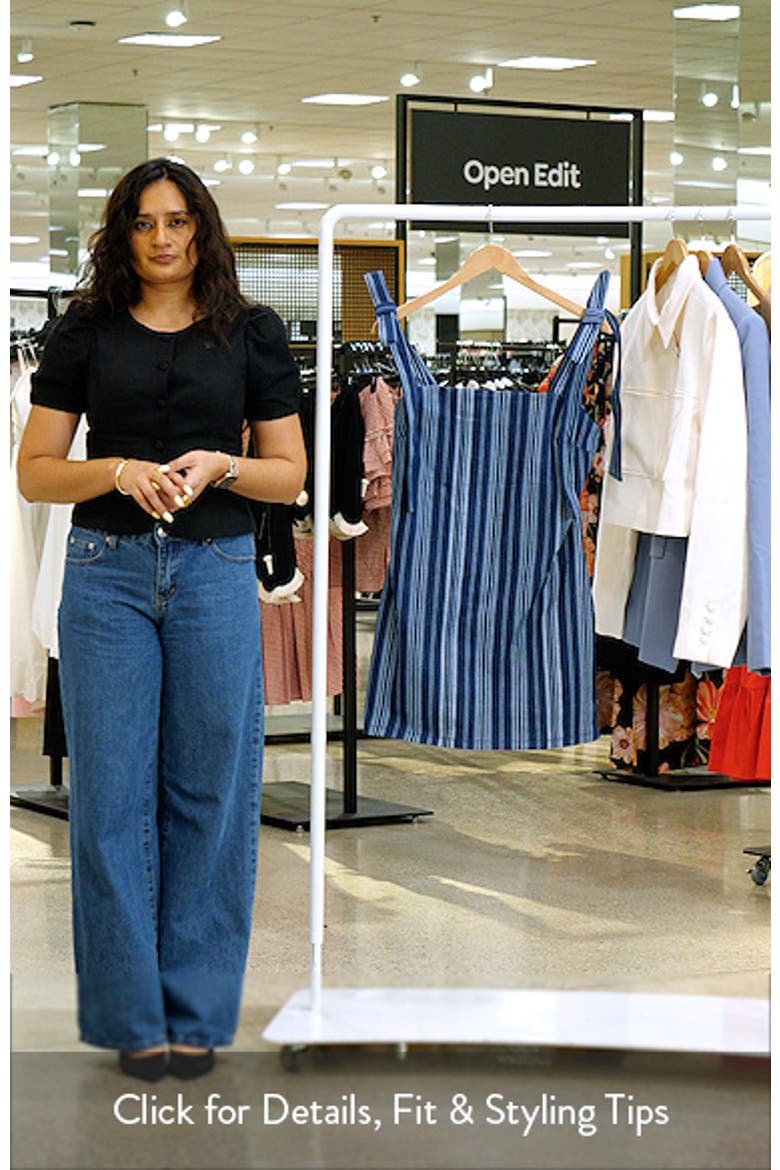 Stripe Denim Minidress video
