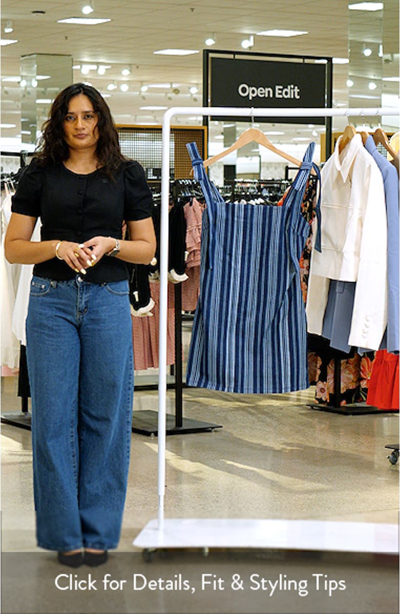 Stripe Denim Minidress, sales video thumbnail