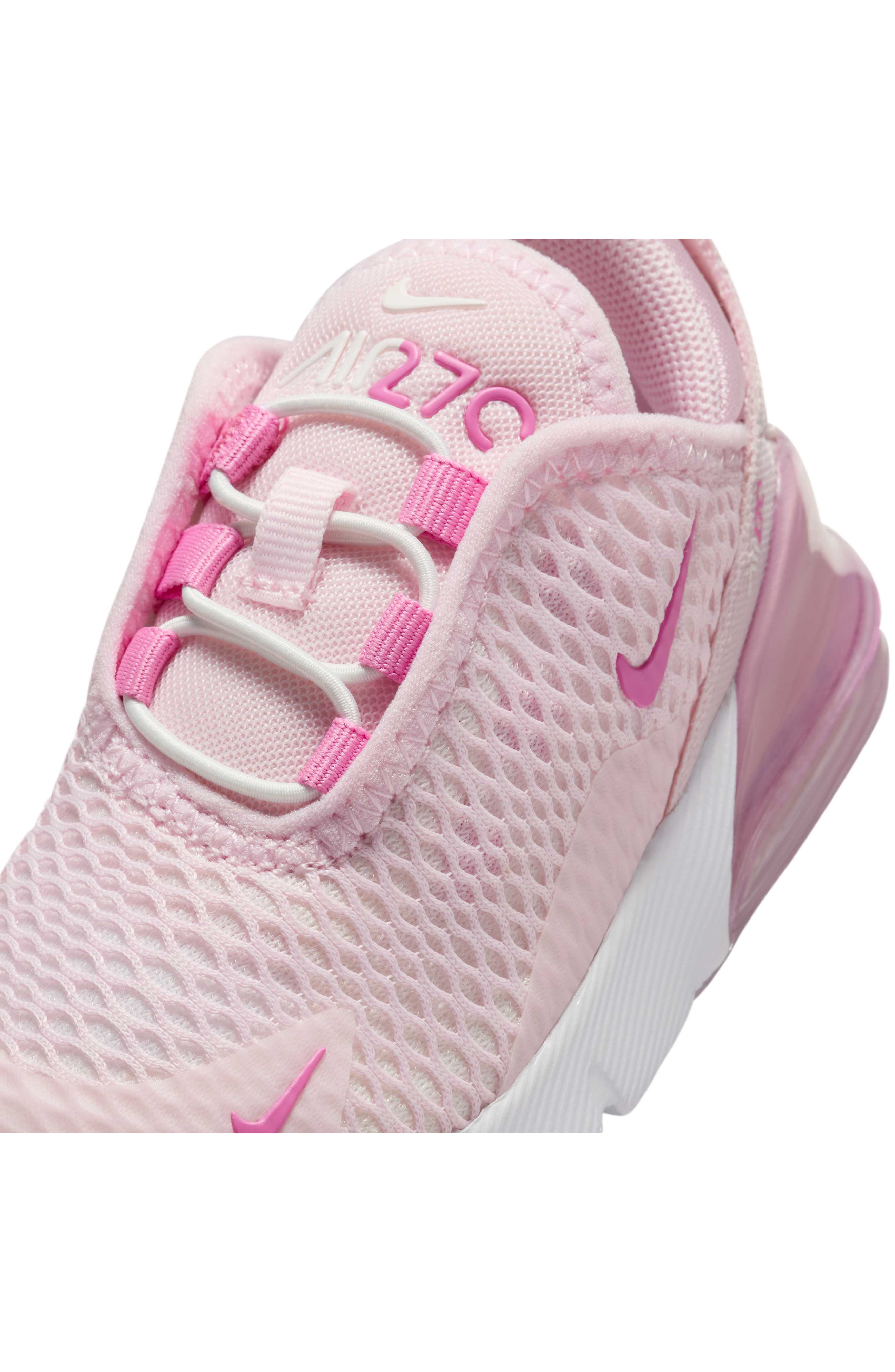 Nike Air Max 270 Sneaker, Alternate, color, Pink/ White/ Platinum Violet