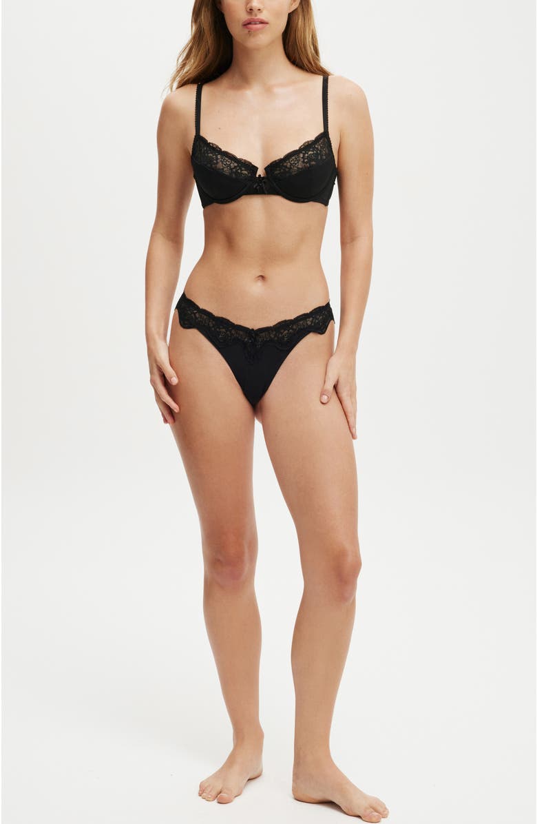 COTTON ON BODY Women's Sabrina Lace Lightly Lined Bra, Alternate, color, 