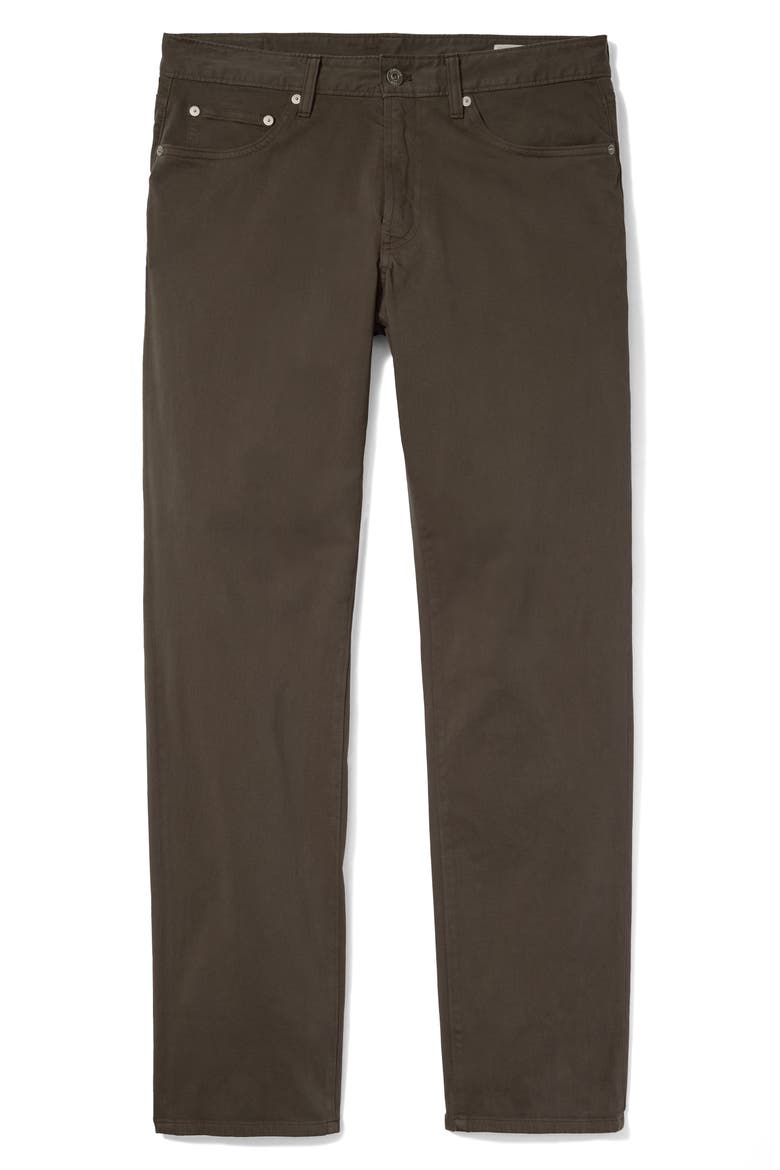 Brushed Five-Pocket Pants, Alternate, color, DARK STEEL