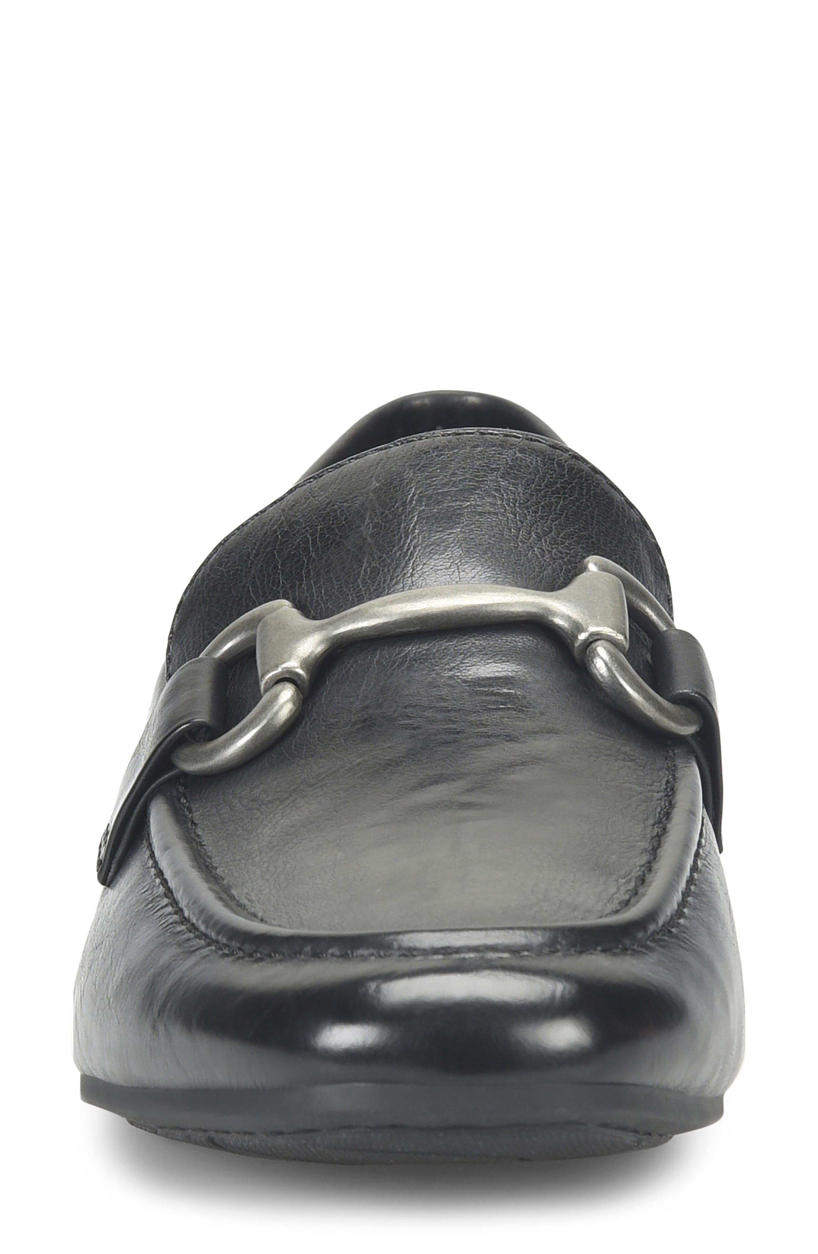 Børn Leyla Moc Toe Bit Loafer, Alternate, color, Black Leather